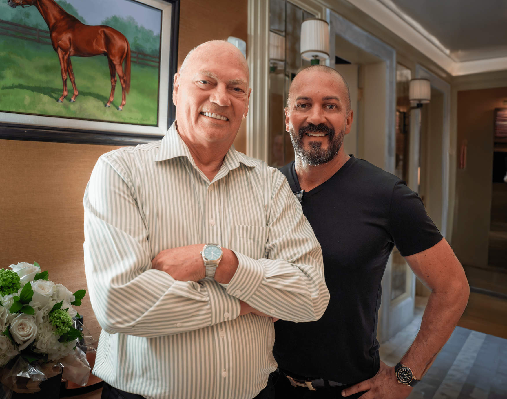 VIVIFY Chief Systems Architect Buddy Paul with founder and CEO Jason Herring
