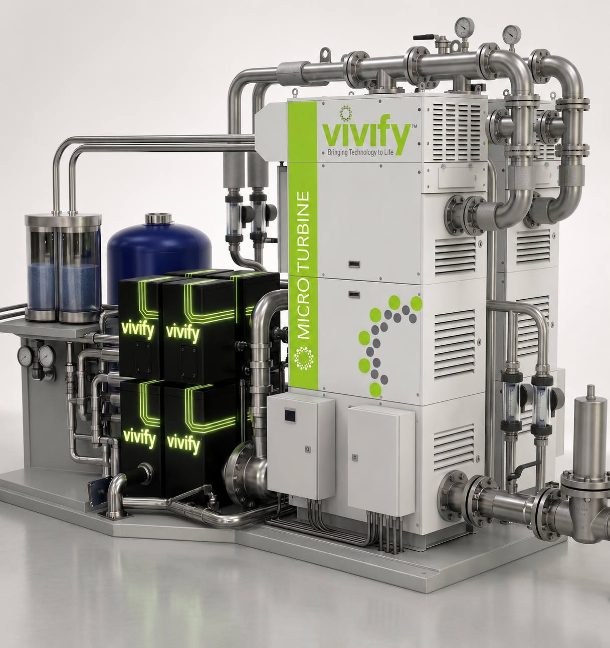 HOG Hydrogen Oxygen Generator system rendering